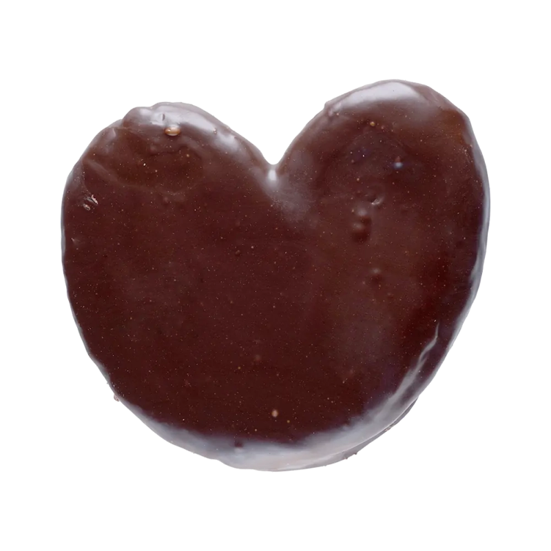 Palmera de chocolate fondant