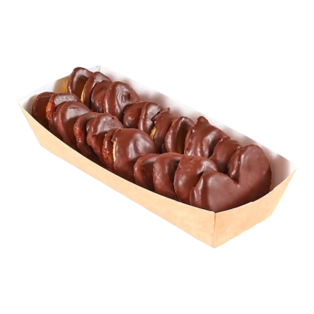 Bolsa 12 Palmeritas de chocolate bombón negro